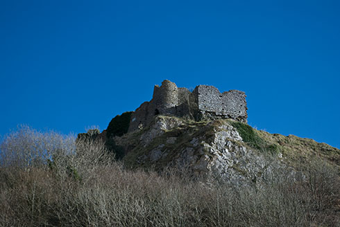View near Pennard castle